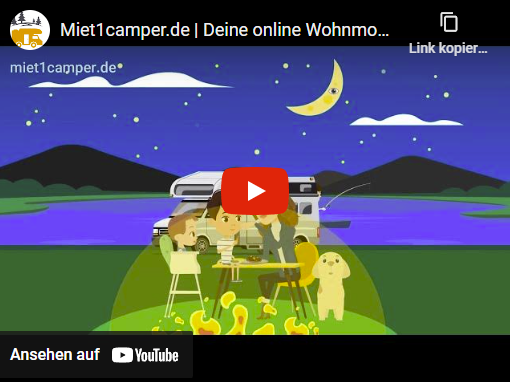 Wohnmobil mieten Youtube Miet1camper.de